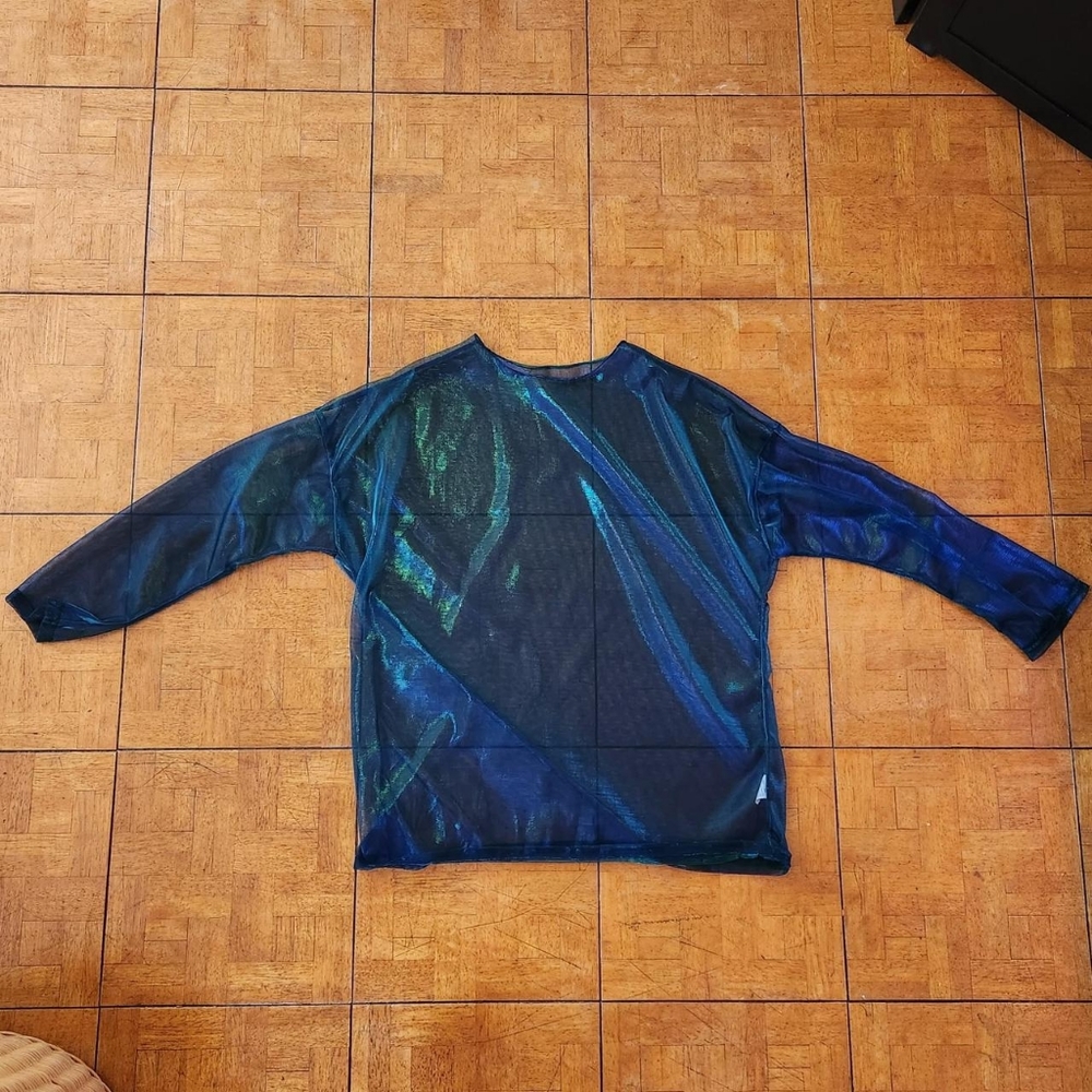Sheer long sleeve
